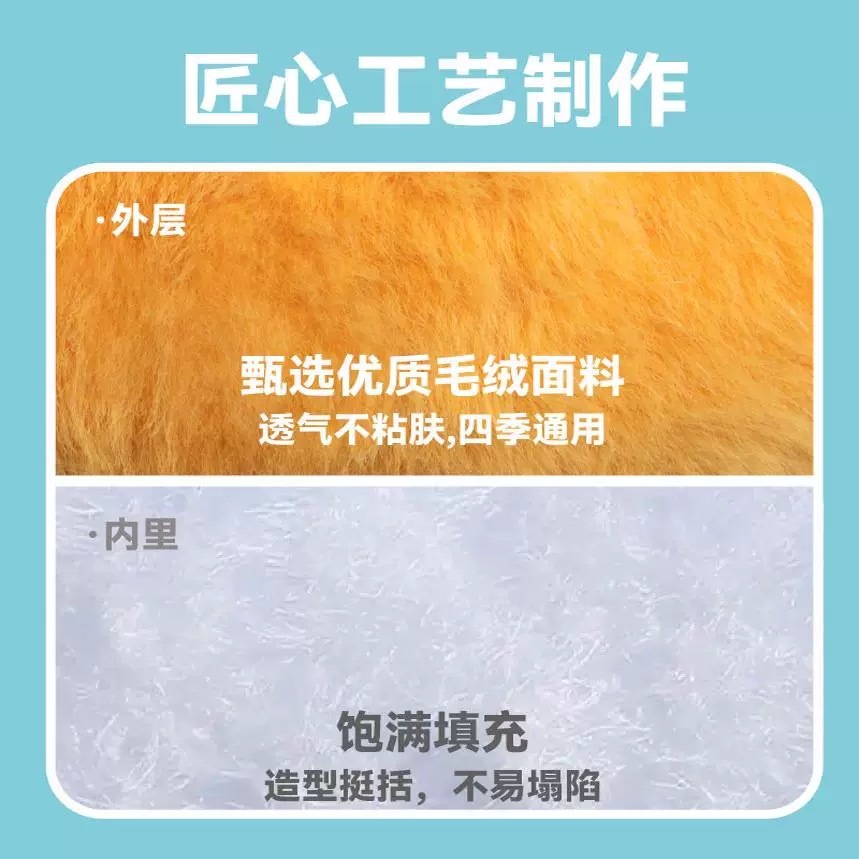 PETSVILLE派思维加菲猫联名 宠物毛绒发声玩偶 加菲和布奇