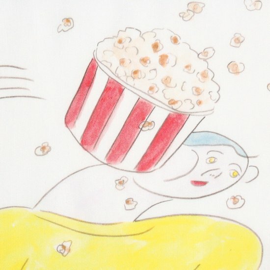 山本麻央 插畫手巾＿NEVER ANGRY MAN