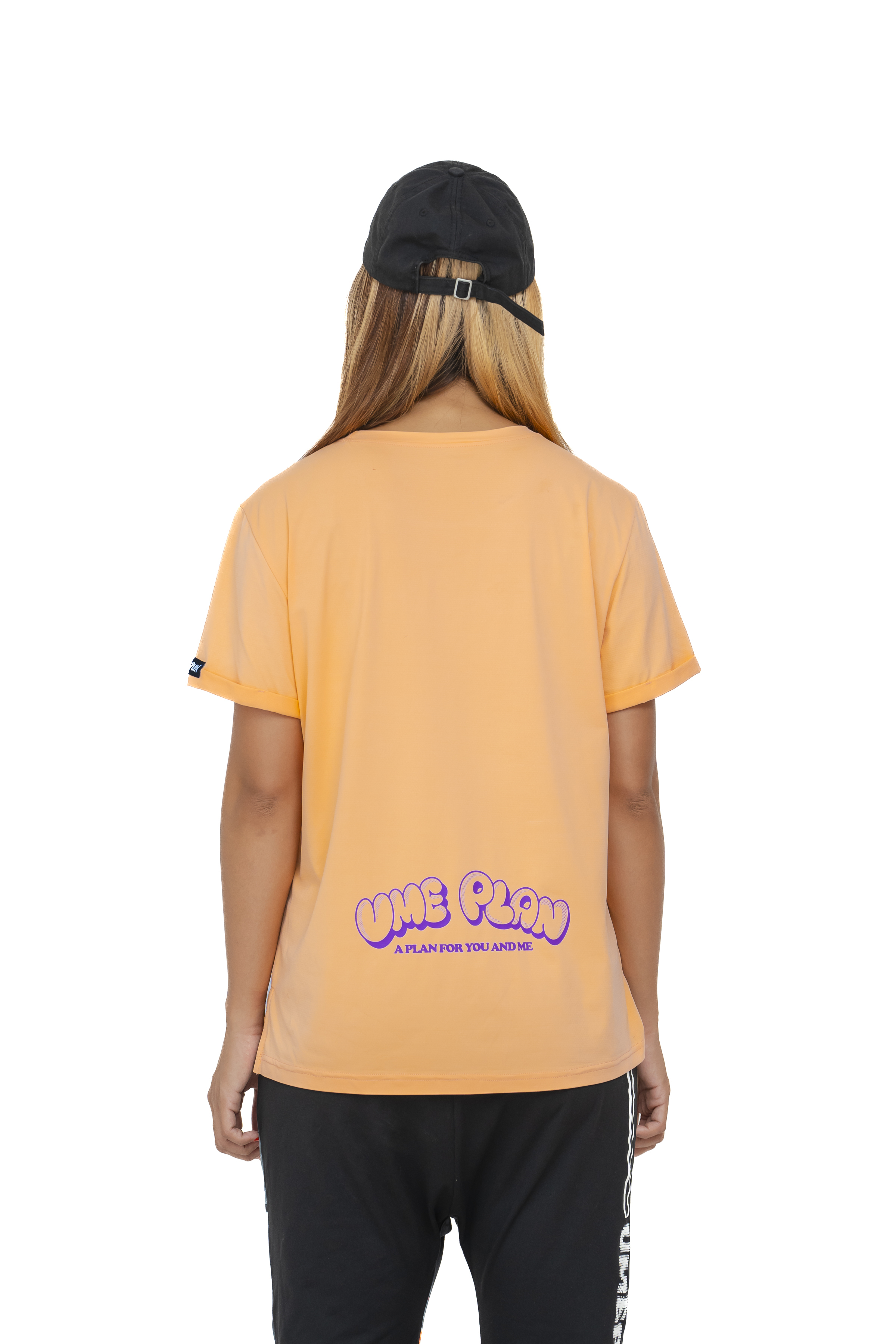 印花潮T 蜜桃橘 S0024PO