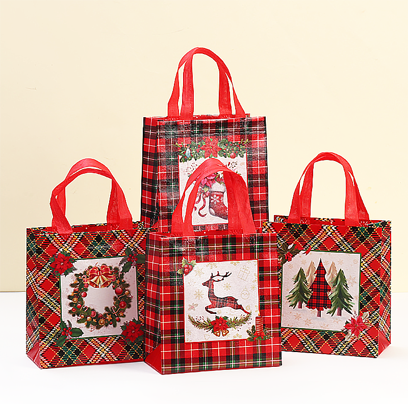 聖誕節覆膜禮品袋 MC0811