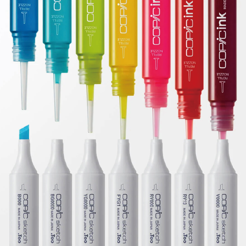 日本 COPIC 麥克筆補充墨水 12ml【G系列】*單支販售*