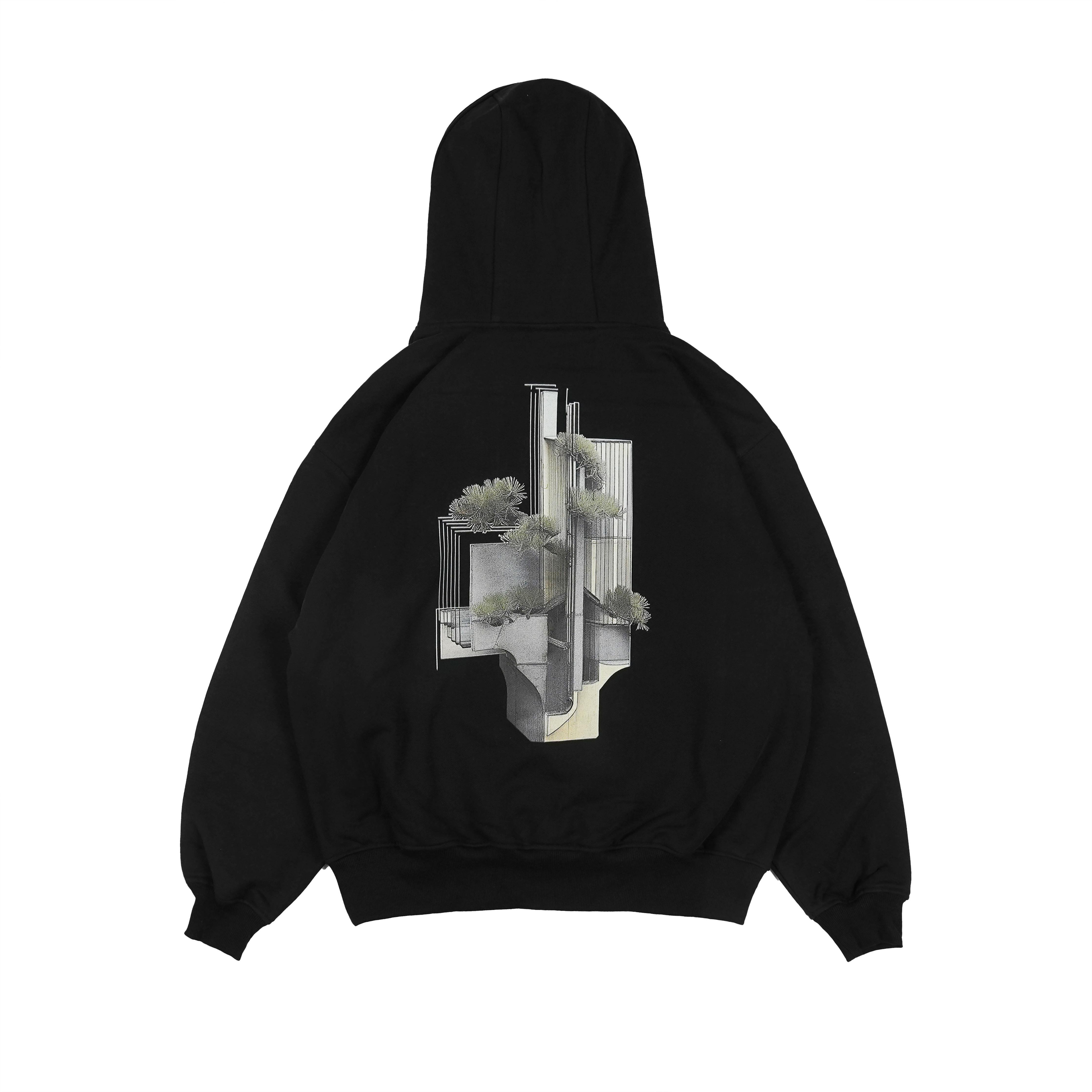 oqliq black song hoodie