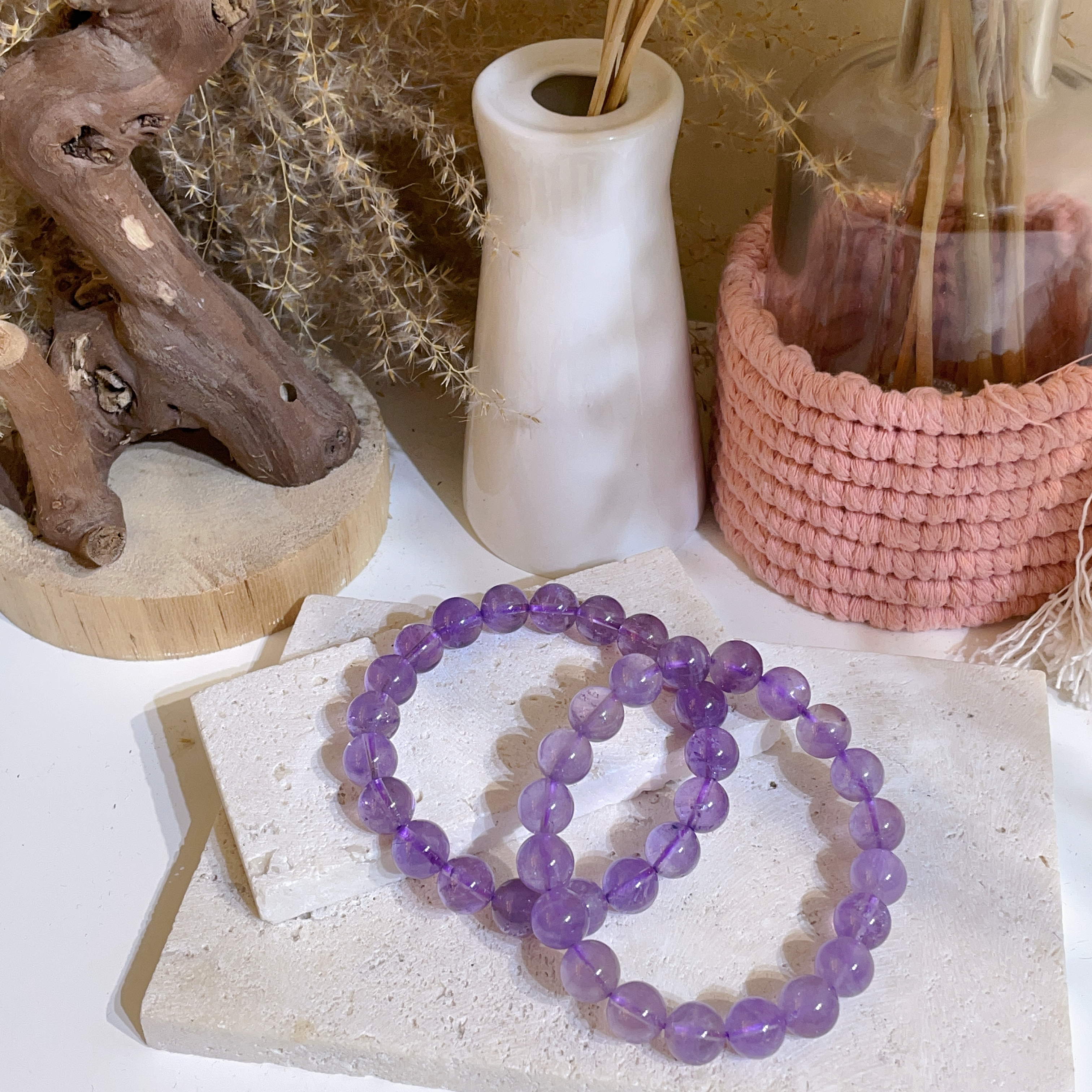 薰衣草紫水晶手串 9mm