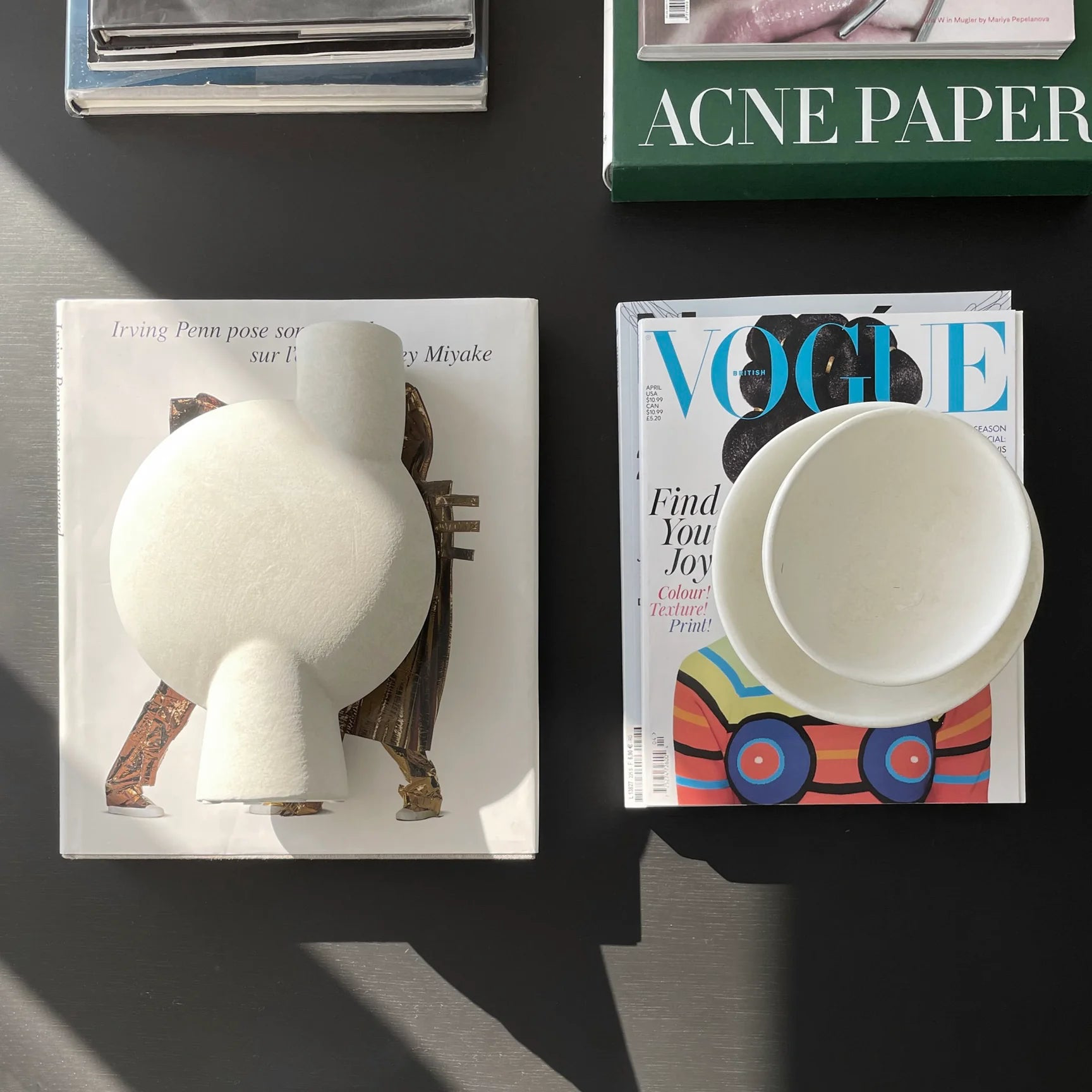 中型泡泡花瓶 骨白色