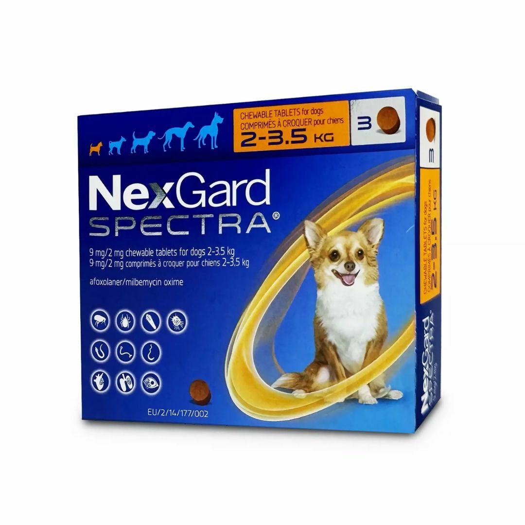 NexGard SPECTRA®驅蟲 咀嚼片 (平行進口) [犬用]