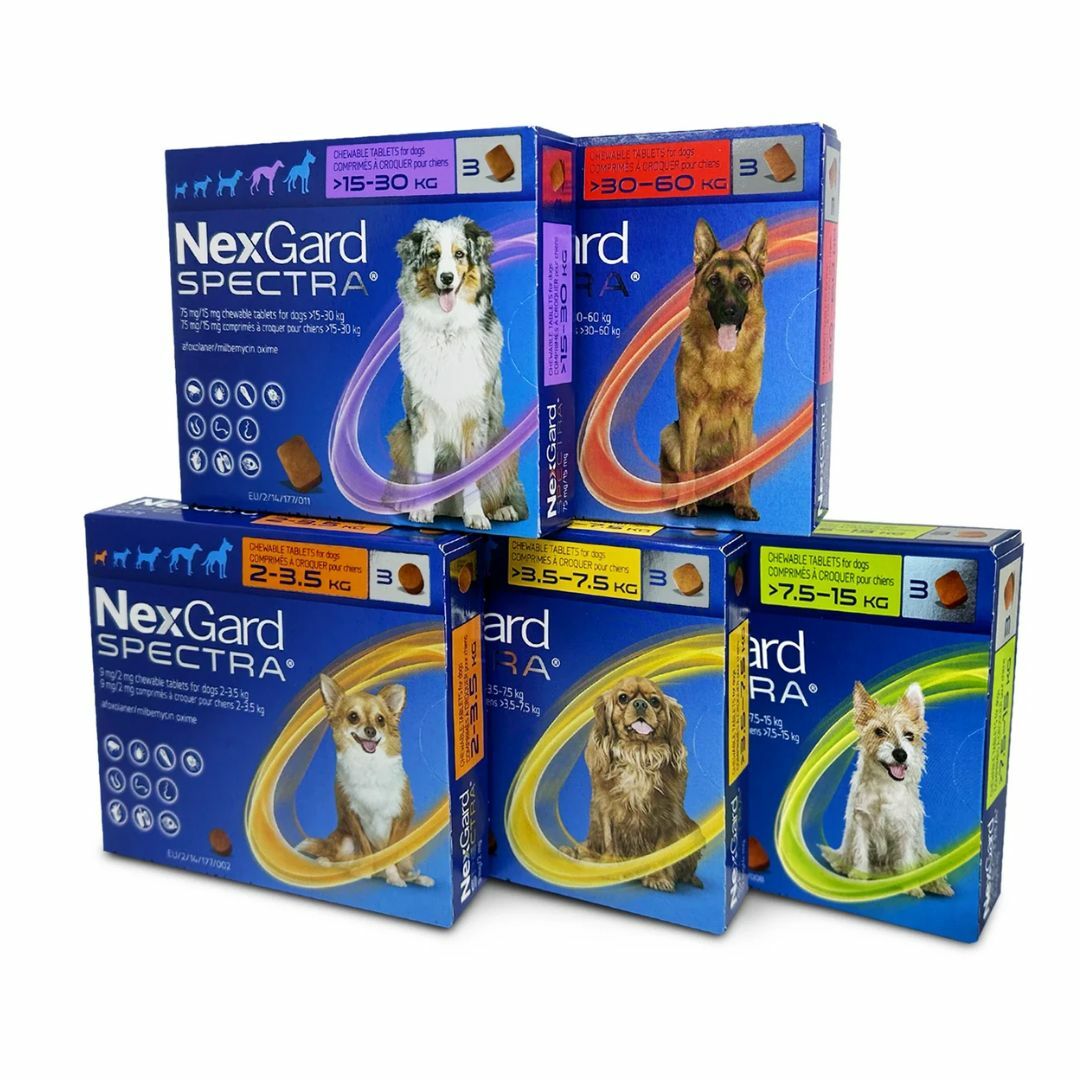 NexGard SPECTRA®驅蟲 咀嚼片 (平行進口) [犬用]