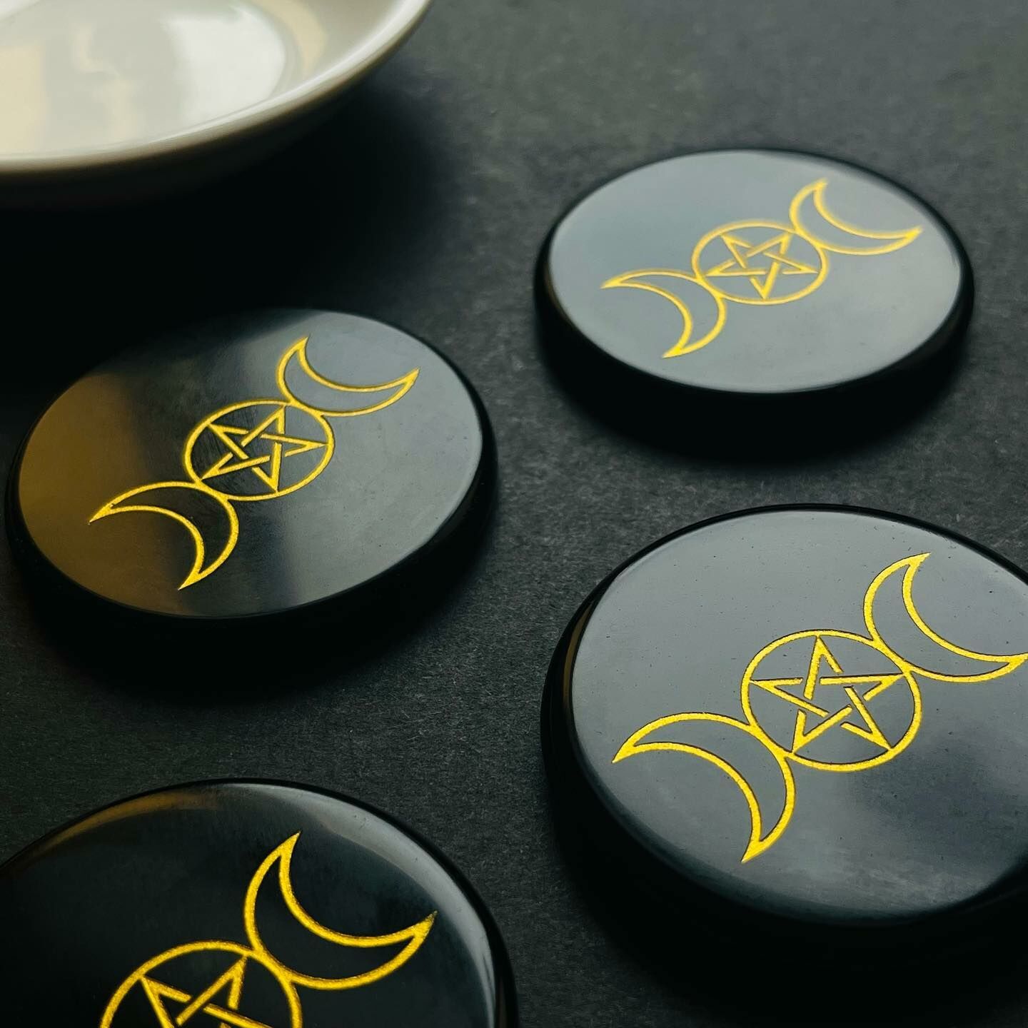 [原石] 黑曜石 三相月