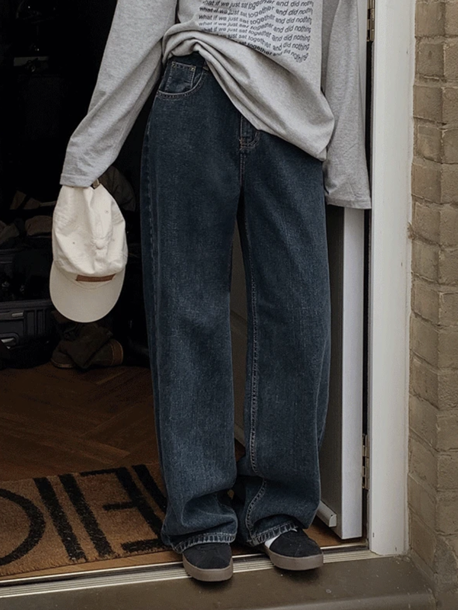 預訂｜SLOWAND #SLOWMADE Ourline Wide Denim Pants (8 Size)