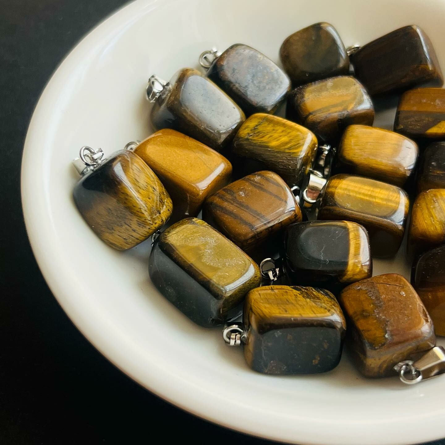 [原石] 虎眼石 水晶吊墜