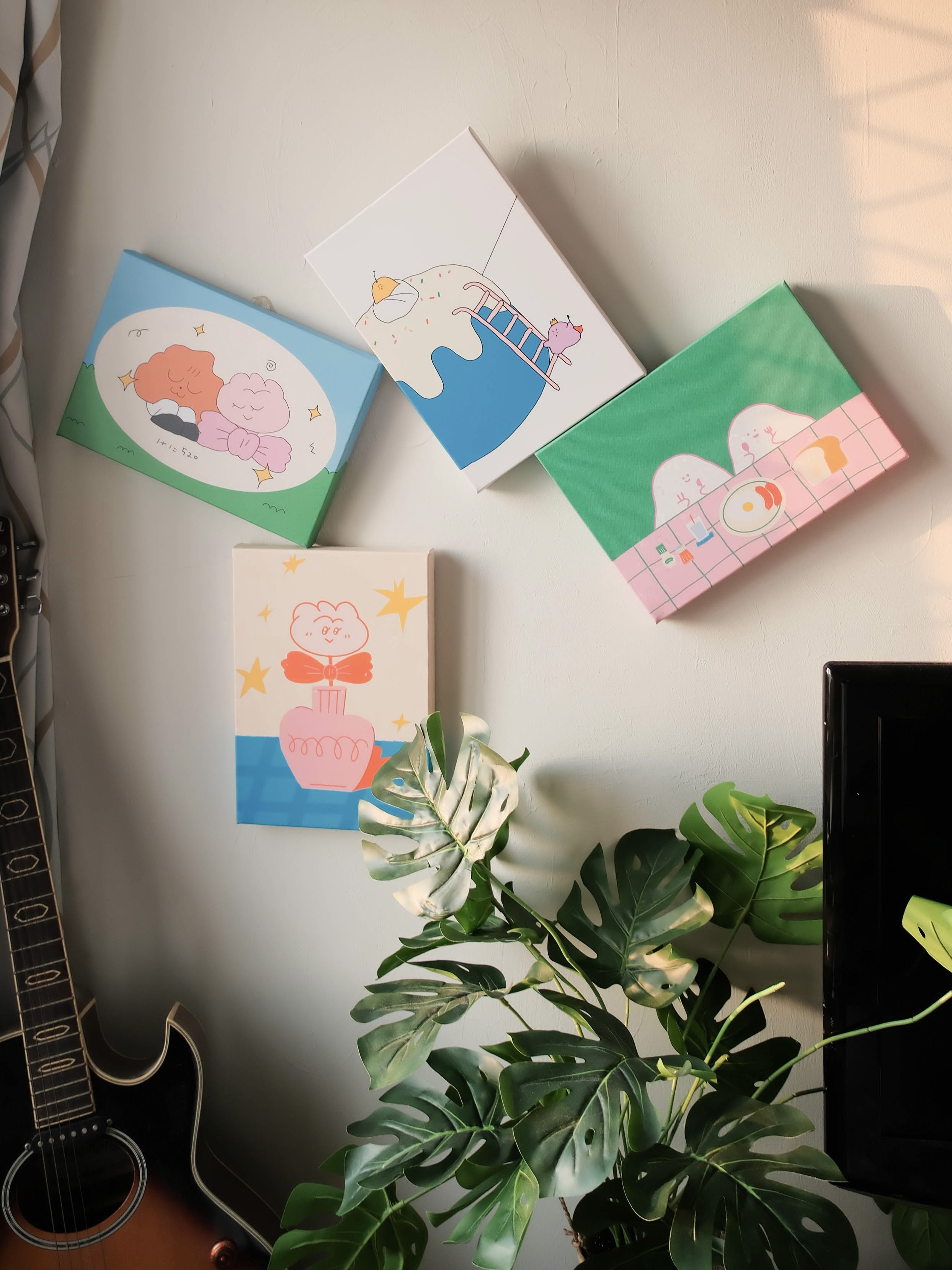 明星高校生A4無框畫