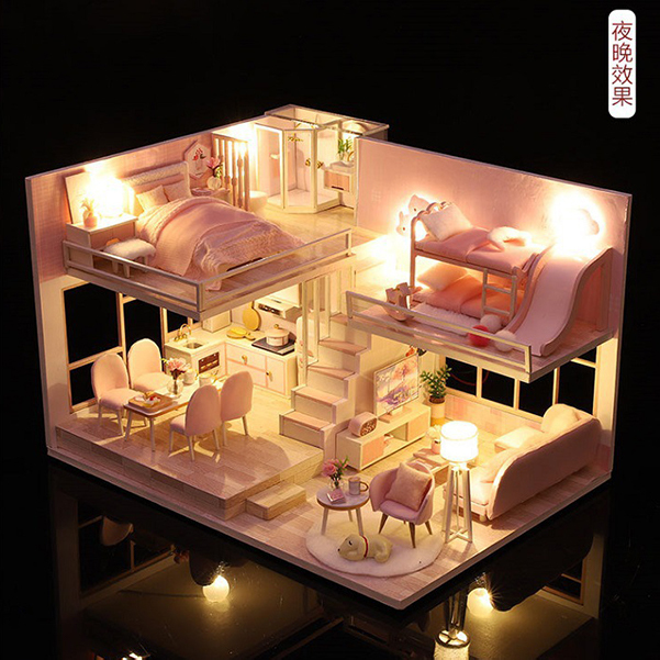 AKI Japan DIY handmade Fendai sweetheart cabin loft style A0123