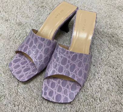 BY FAR-高跟拖鞋-M