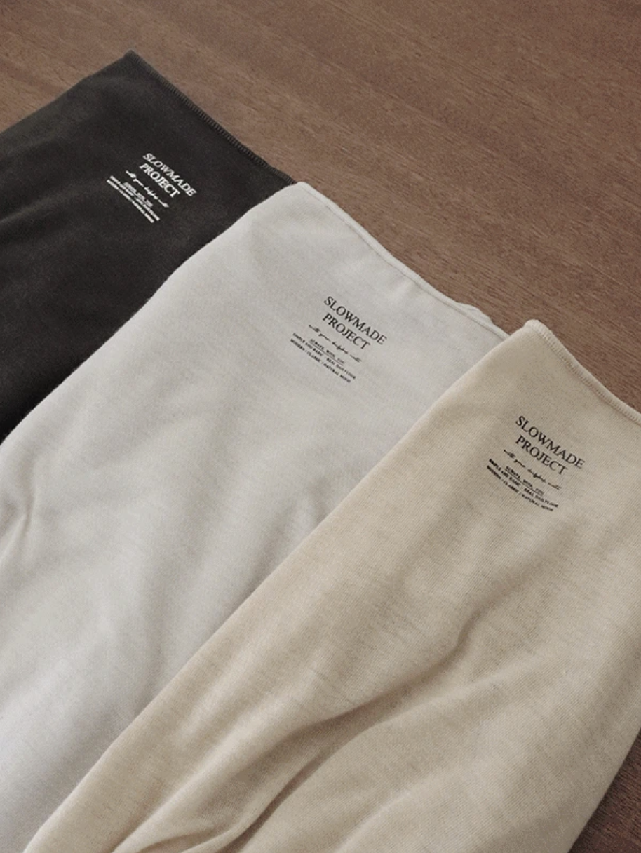 預訂｜SLOWAND #SLOWMADE Daily Skin Tee (3 Color)