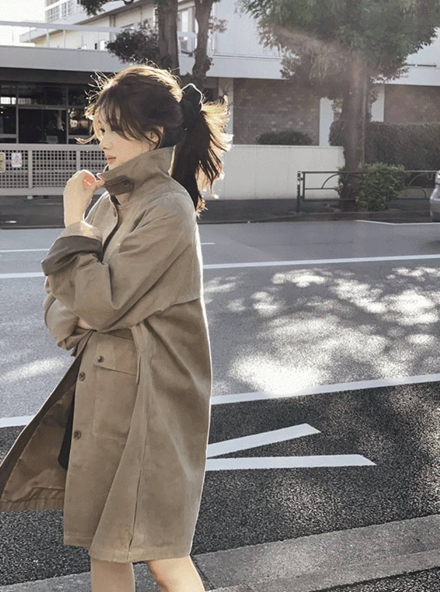 預訂｜SLOWAND #SLOWMADE 100％ Cotton Muted Trench Coat (One Color)