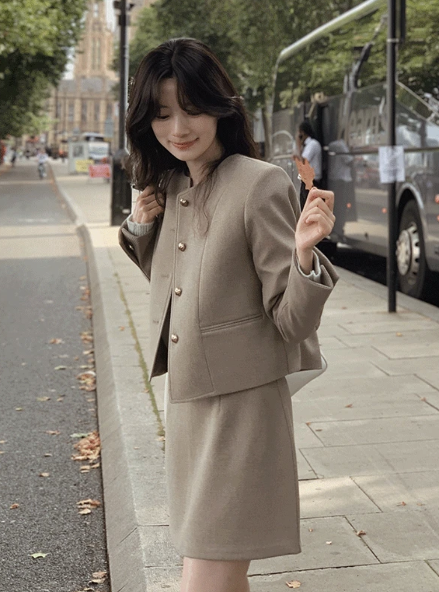 預訂｜SLOWAND #SLOWMADE Tweed Jacket (2 Color)