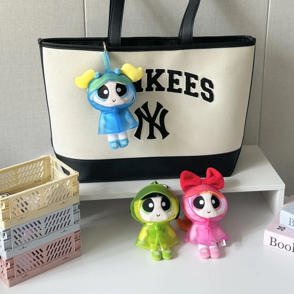 THE POWERPUFF GIRLS 飛天小女警 雨衣裝 吊飾 鑰匙圈 泡泡 花花 毛毛 官方正版授權 / 預購