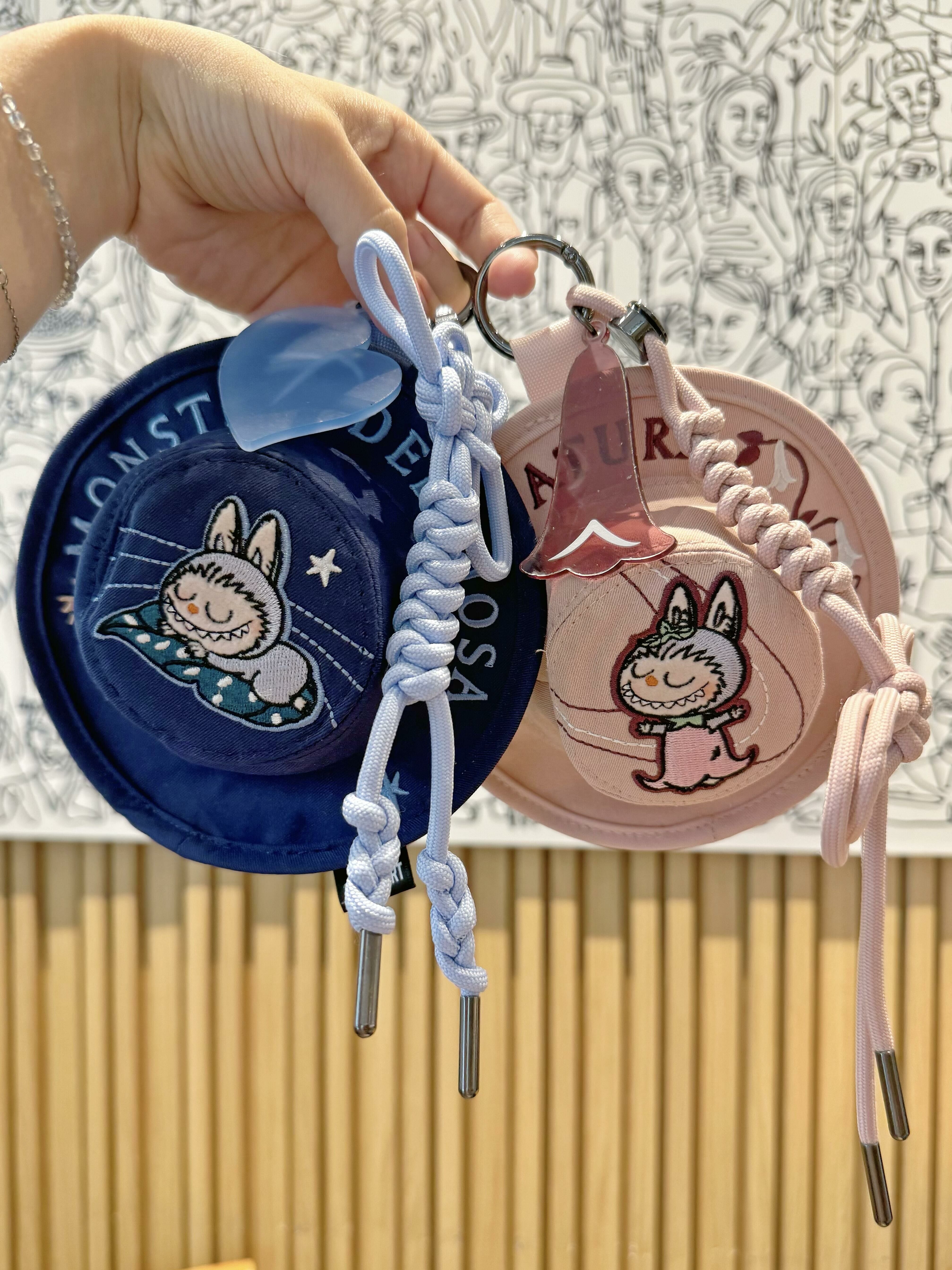 POPMART 泡泡瑪特 The Monsters 春天野在家 漁夫帽小包 盲盒 刺繡 Labubu 6+1款(任買兩件711免運)/預購