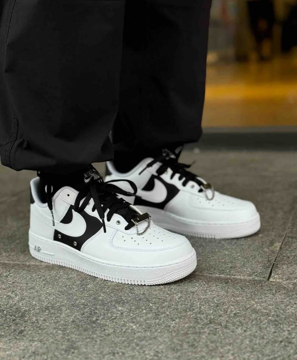 air force 1 silver chain