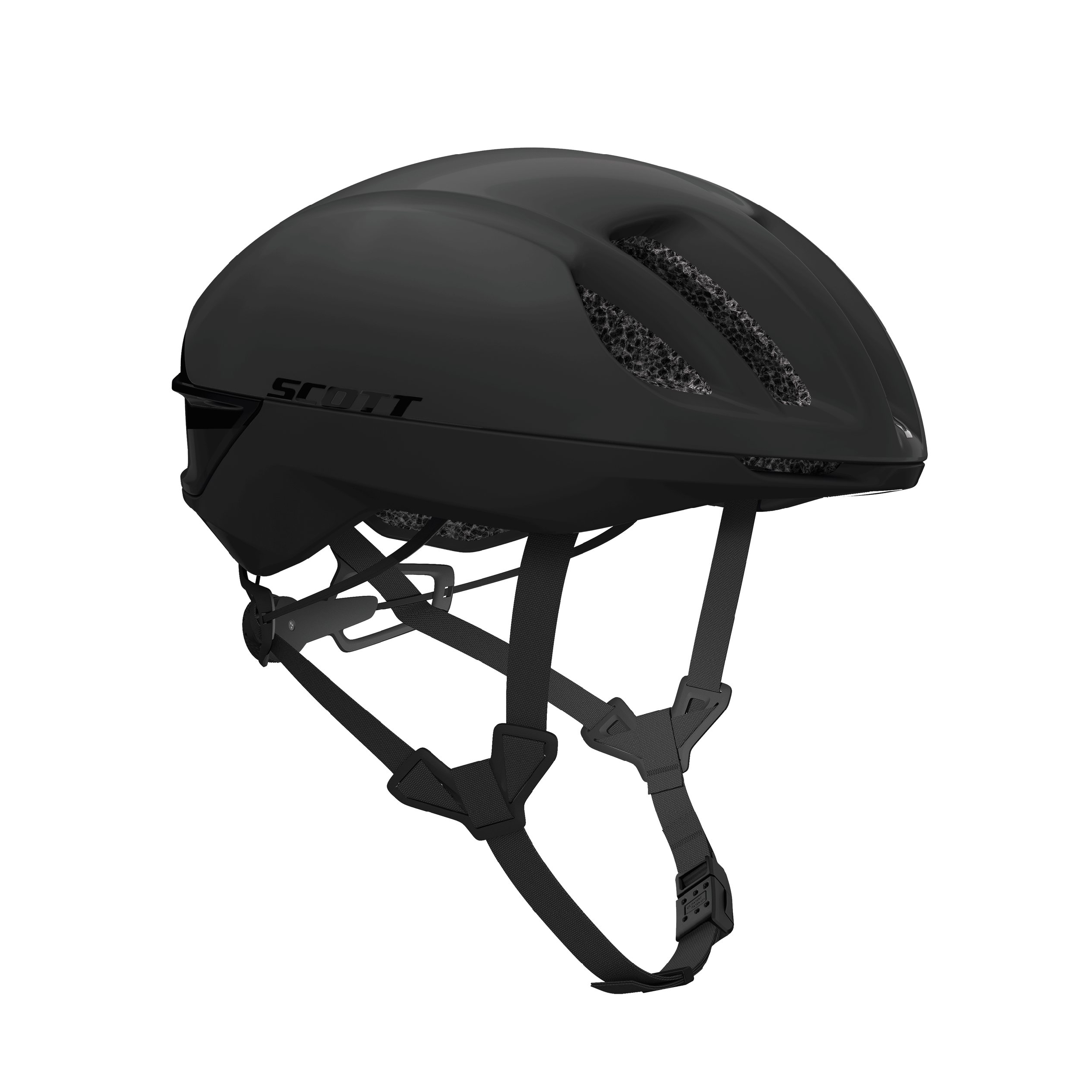 【SCOTT】Cadence Plus (CE) 空氣力學安全帽 / Black 霧黑