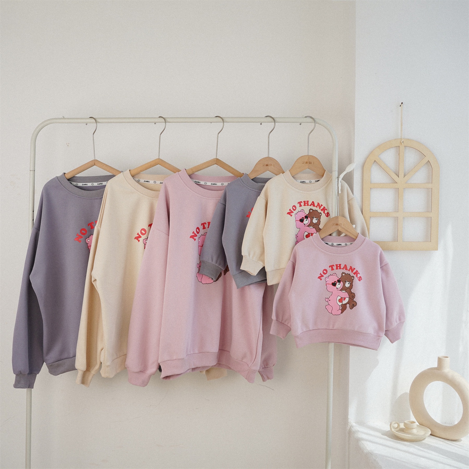 親子裝_抱抱糖果熊上衣