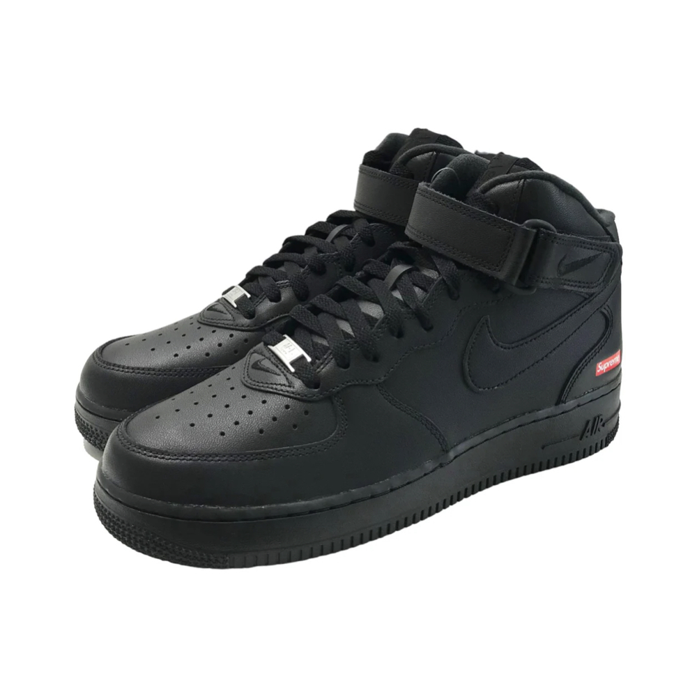 Supreme x Nike Air Force 1 Mid Black 黑色 FZ8784-001