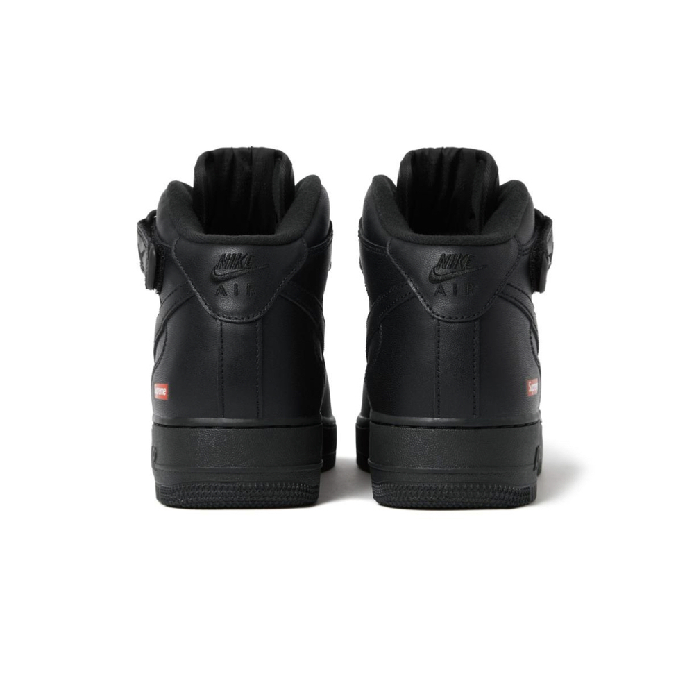 Supreme x Nike Air Force 1 Mid Black 黑色FZ8784-001
