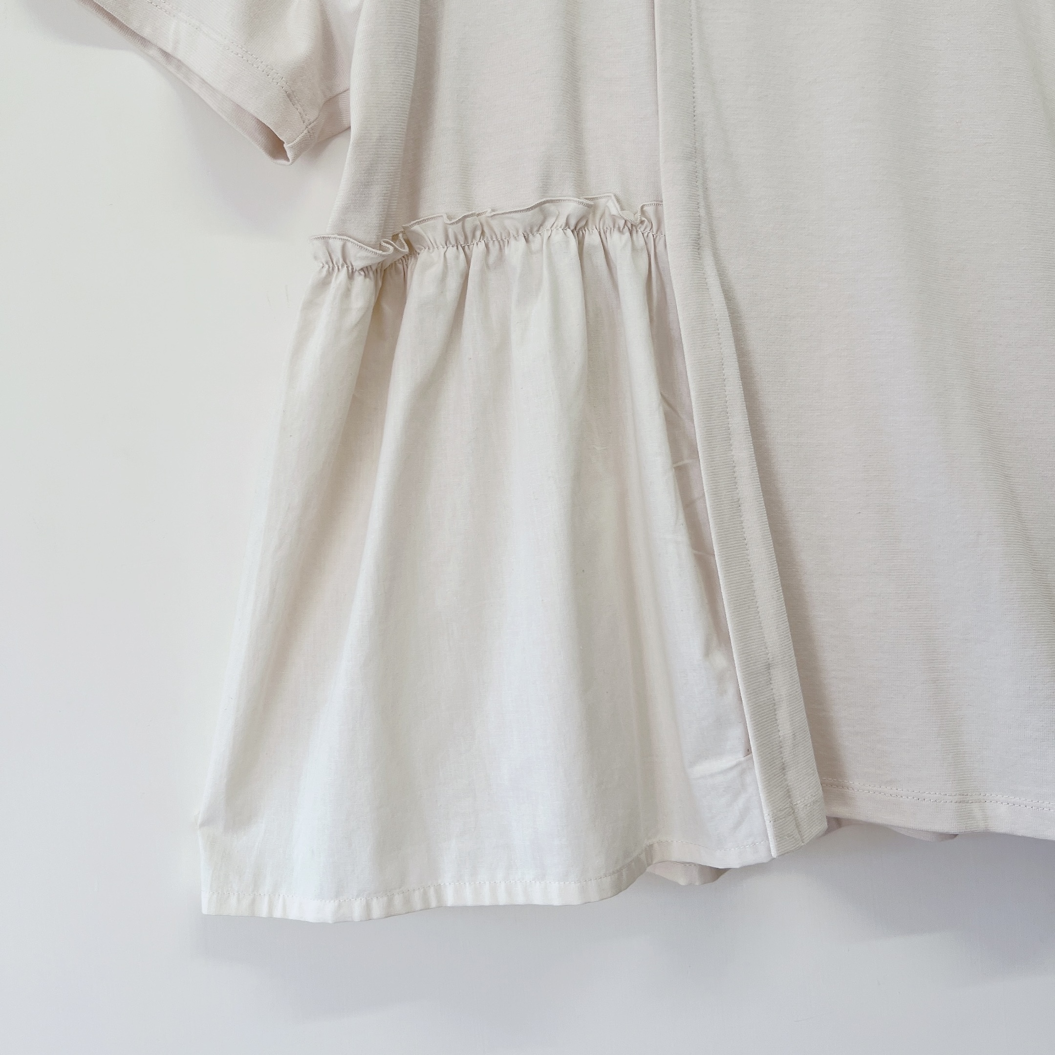 現貨 | 推薦！拼布 R u f f l e  T e e (三色入)