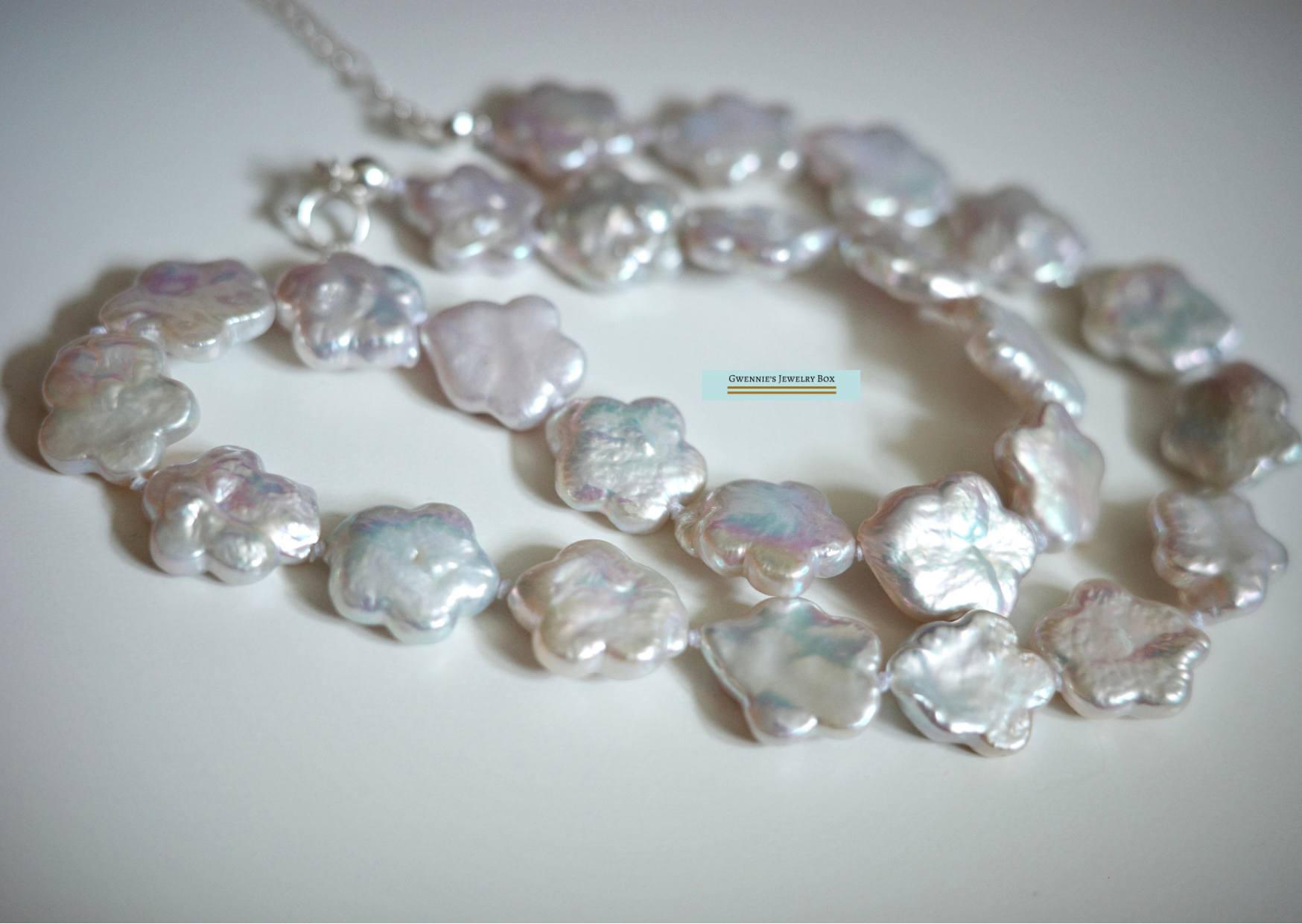 花海巴洛克珍珠項鍊