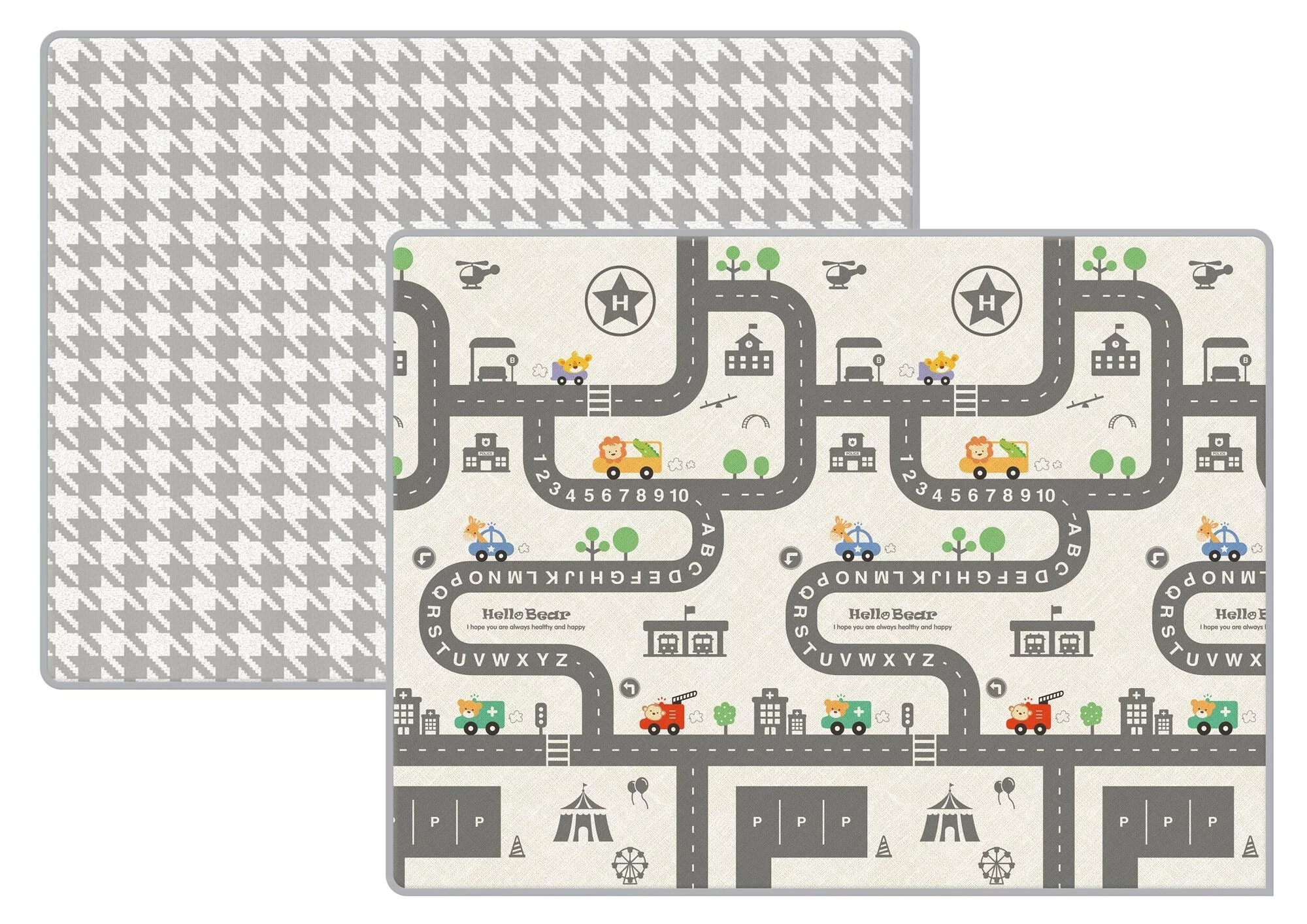 韓國PARKLON 雙面包邊爬行墊