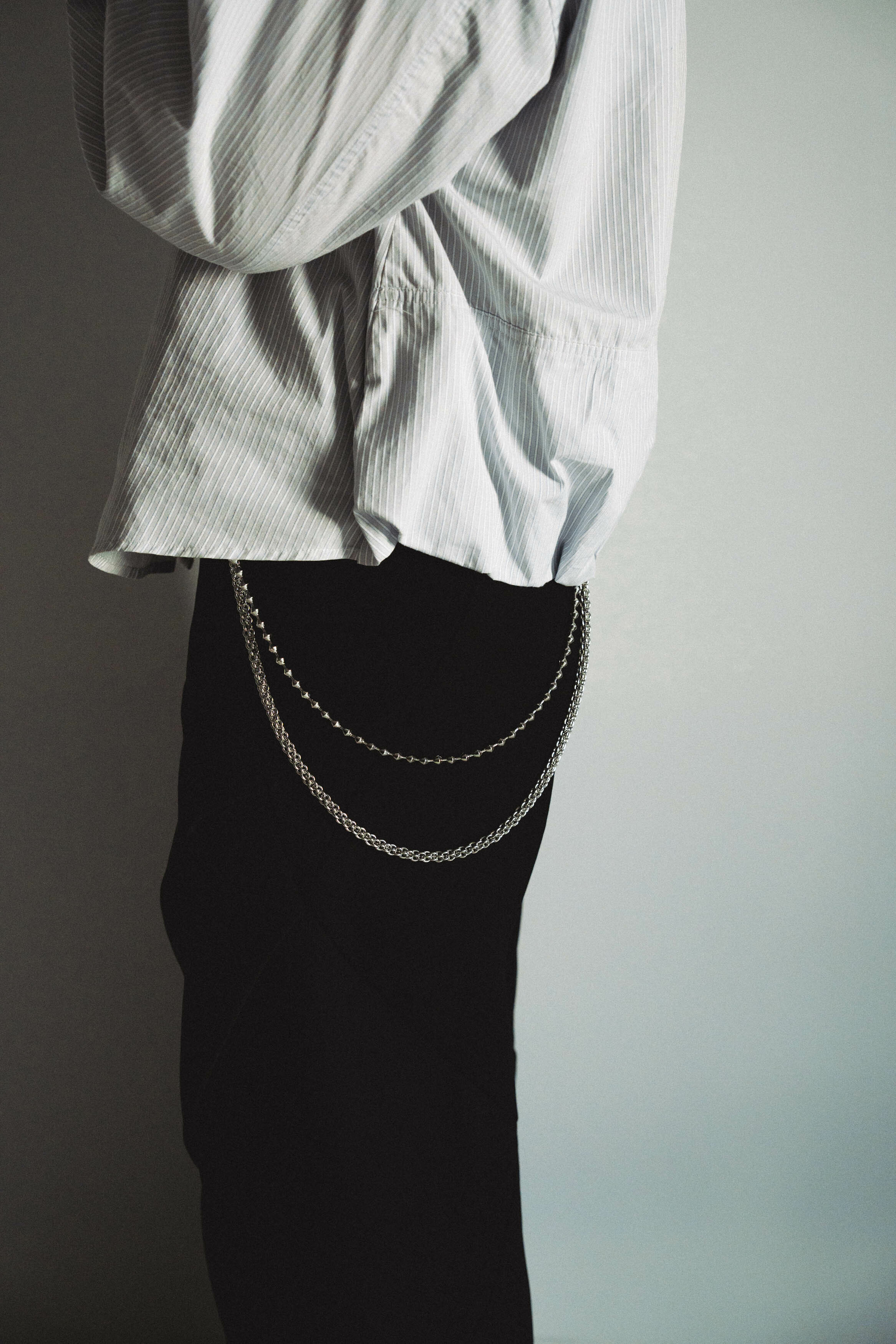 【BLUZ MADE】錐織雙層褲鏈 Trousers Chain