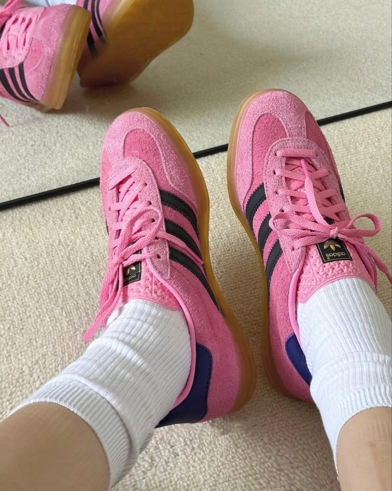 ADIDAS ORIGINALS GAZELLE INDOOR BLISS 粉紅 熊抱哥 IE7002