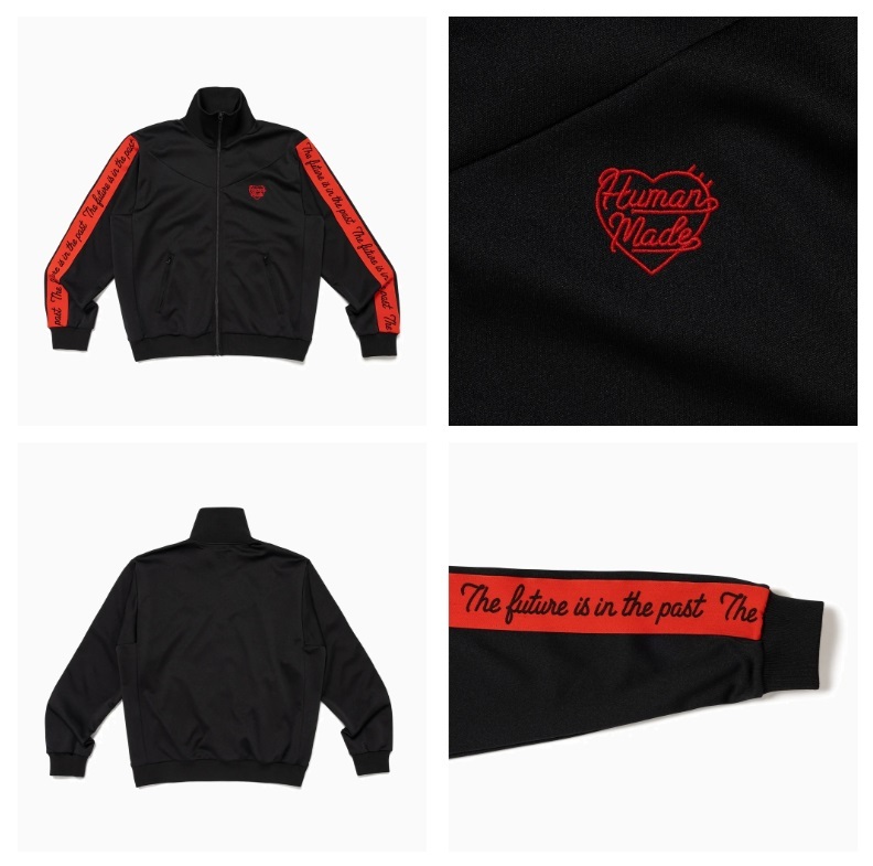 HUMAN MADE BLACK TRACK JACKET - PRE ORDER ITEM (預訂中)