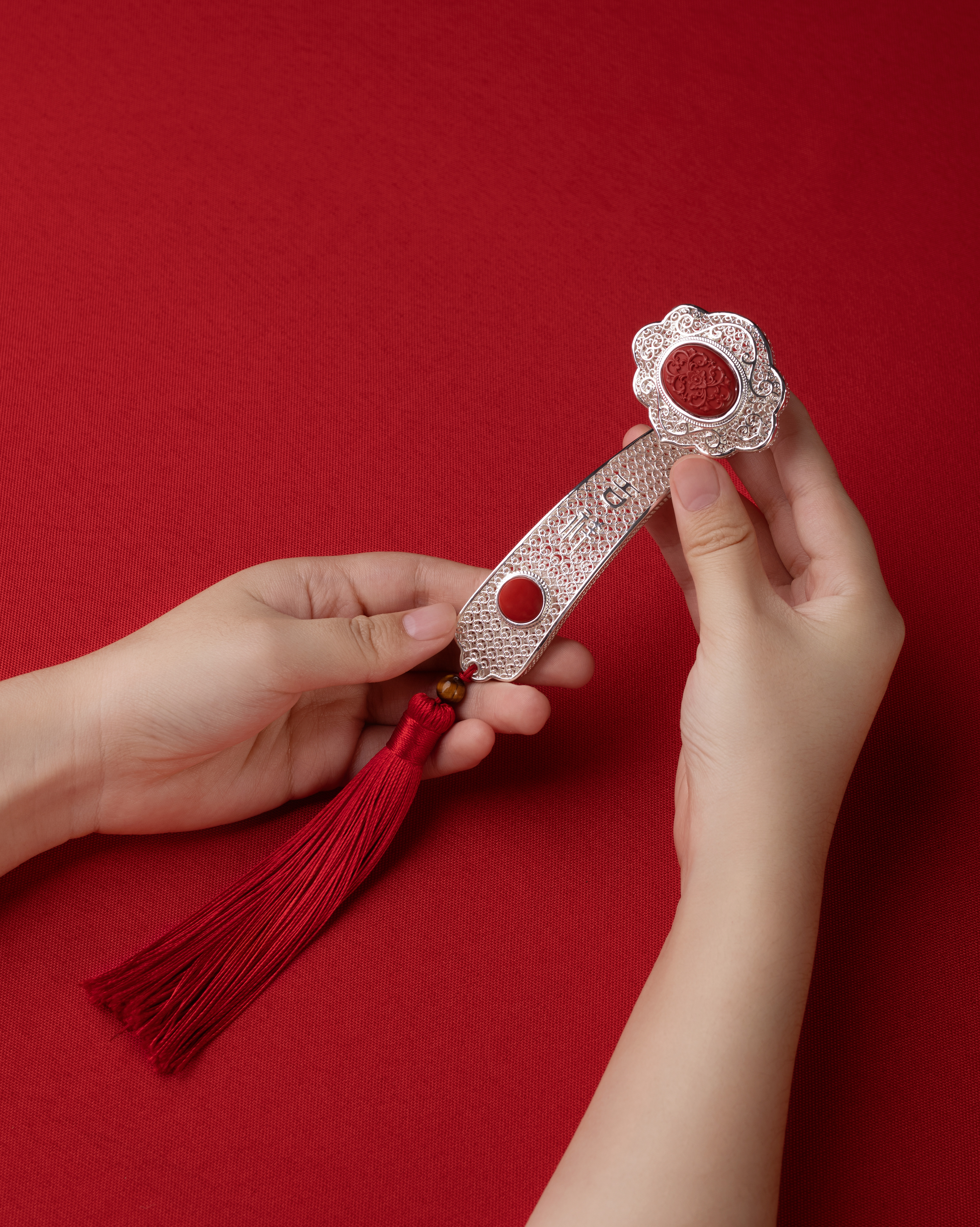 花絲如意(真銀版)