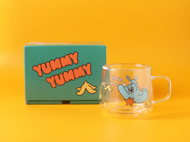 好玻餃貓聯名雙層玻璃杯