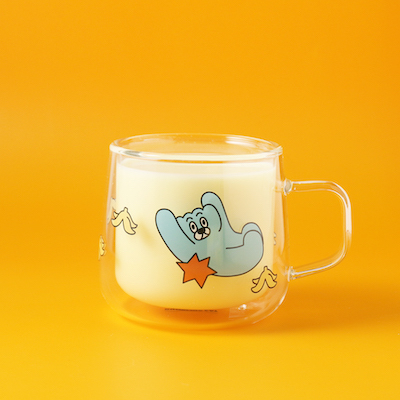 好玻餃貓聯名雙層玻璃杯
