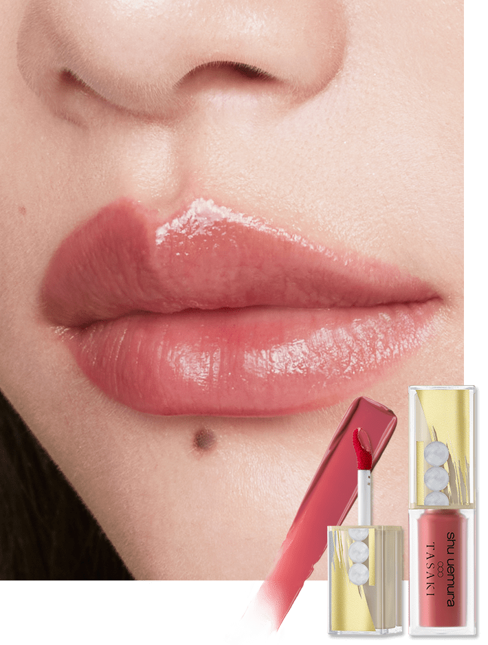 [限定] SHU UEMURA x TASAKI Kinucare Glow Up 絹感潤護水光唇釉