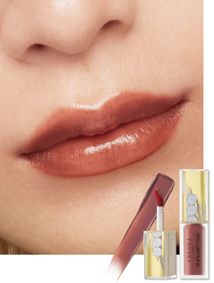 限定] SHU UEMURA x TASAKI Kinucare Glow Up 唇釉