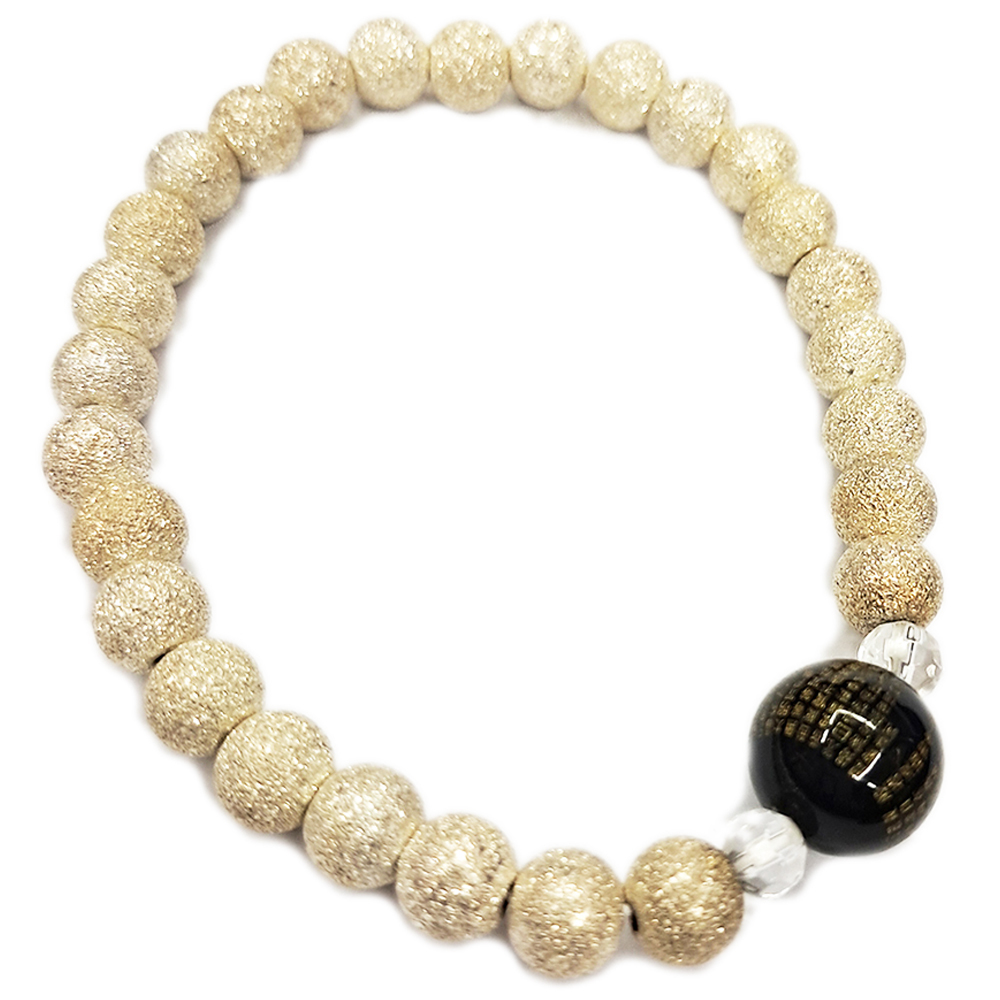 心經{毫雕}+925純銀 銀砂珠手珠6mm【十方】143480