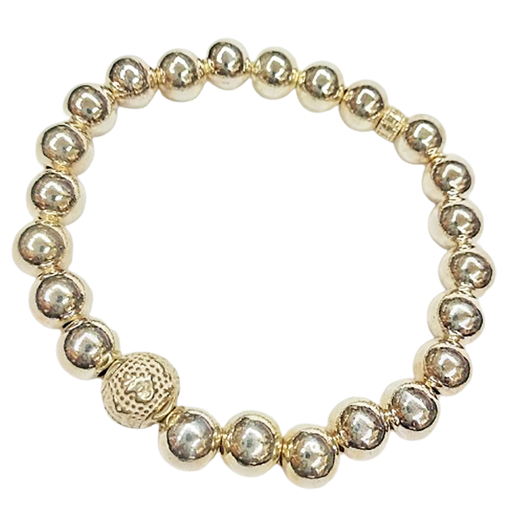 六字真言+純銀925手珠8mm【十方】141306