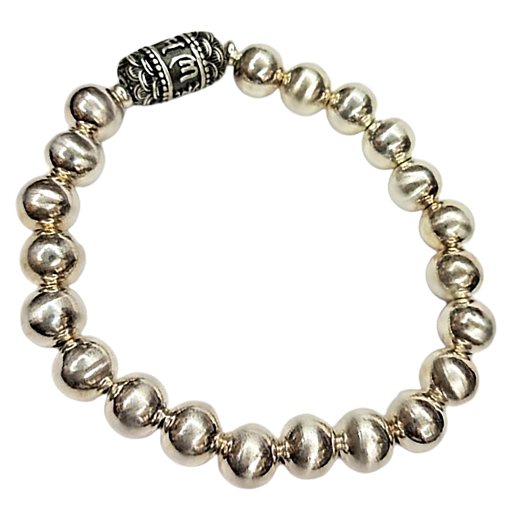 轉經輪 925純銀手珠8mm【十方】146107