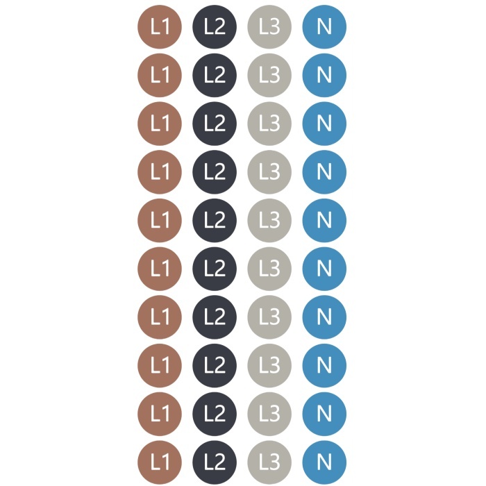 B021 有字四色圓點 (4色)