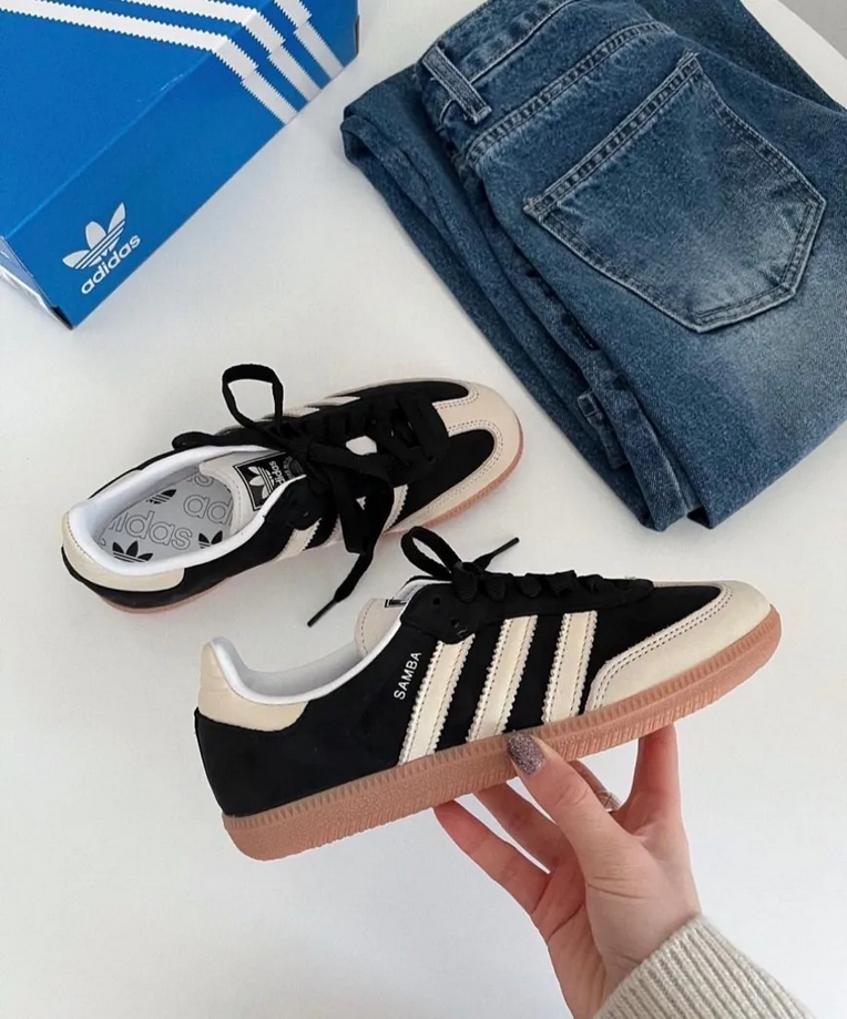 【預訂】 ADIDAS SAMBA OG 黑杏-UNISEX