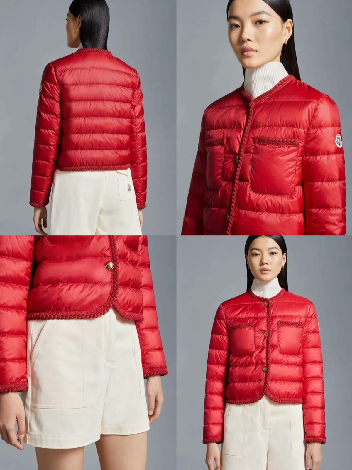 Moncler小香風短身羽絨外套