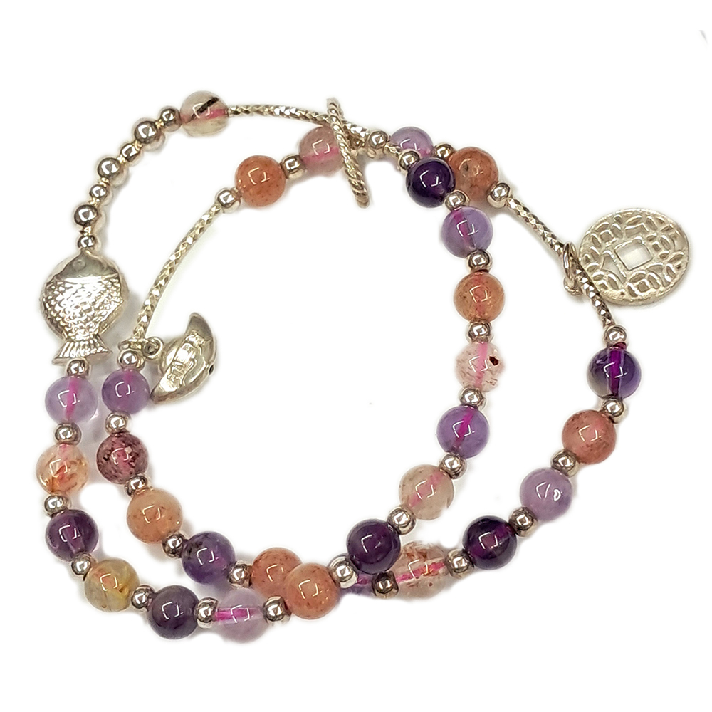 有餘+925純銀元寶&超七手珠5mm【十方】148887