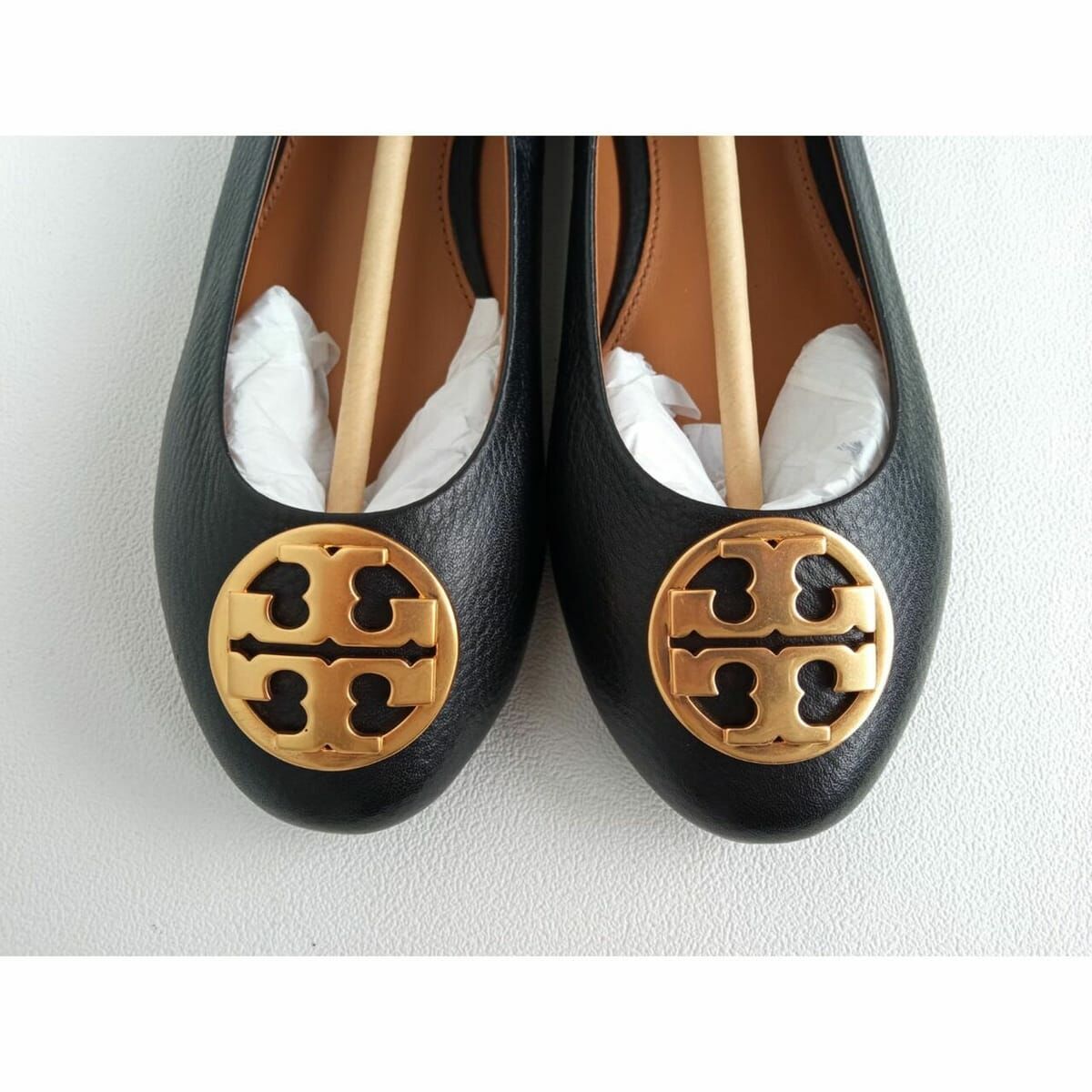 Tory Burch Chelsea芭蕾舞真皮平底鞋