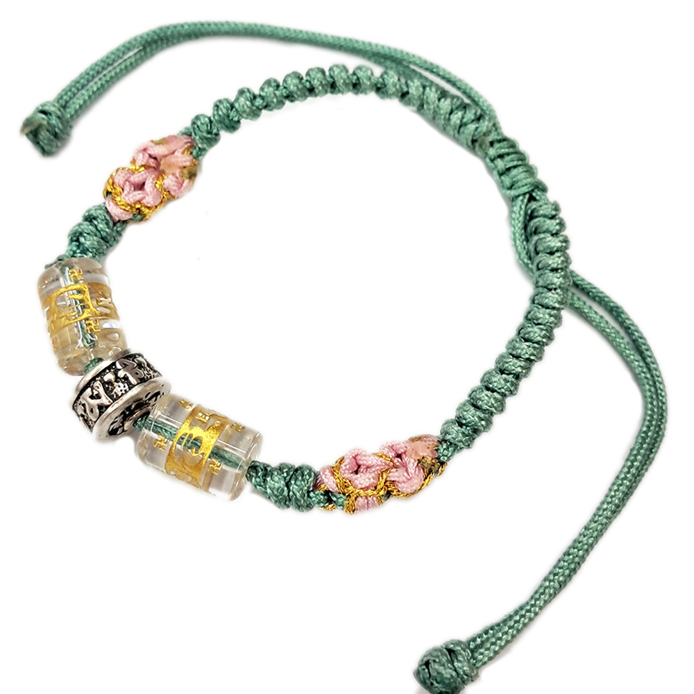 轉經輪{純銀} 中國結手鍊【十方】151650