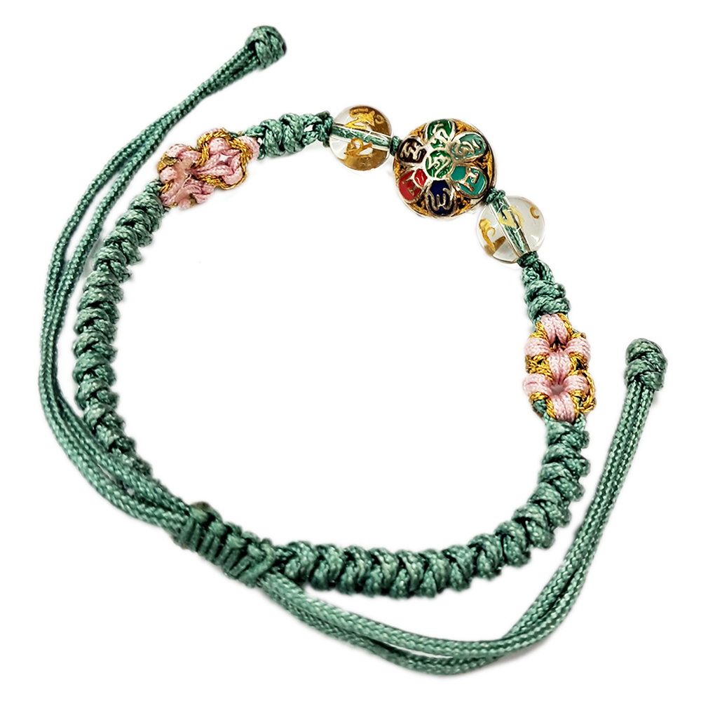 六字真言{純銀} 中國結手鍊【十方】151645