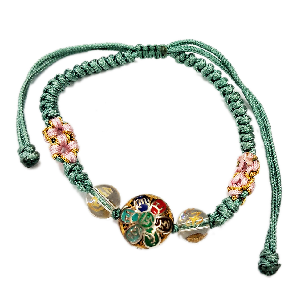 六字真言{純銀} 中國結手鍊【十方】151645