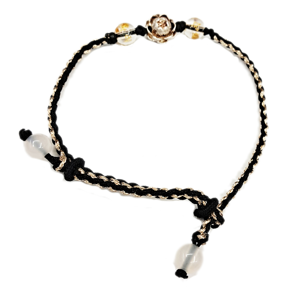 蓮花{純銀}中國結手鍊【十方】151565