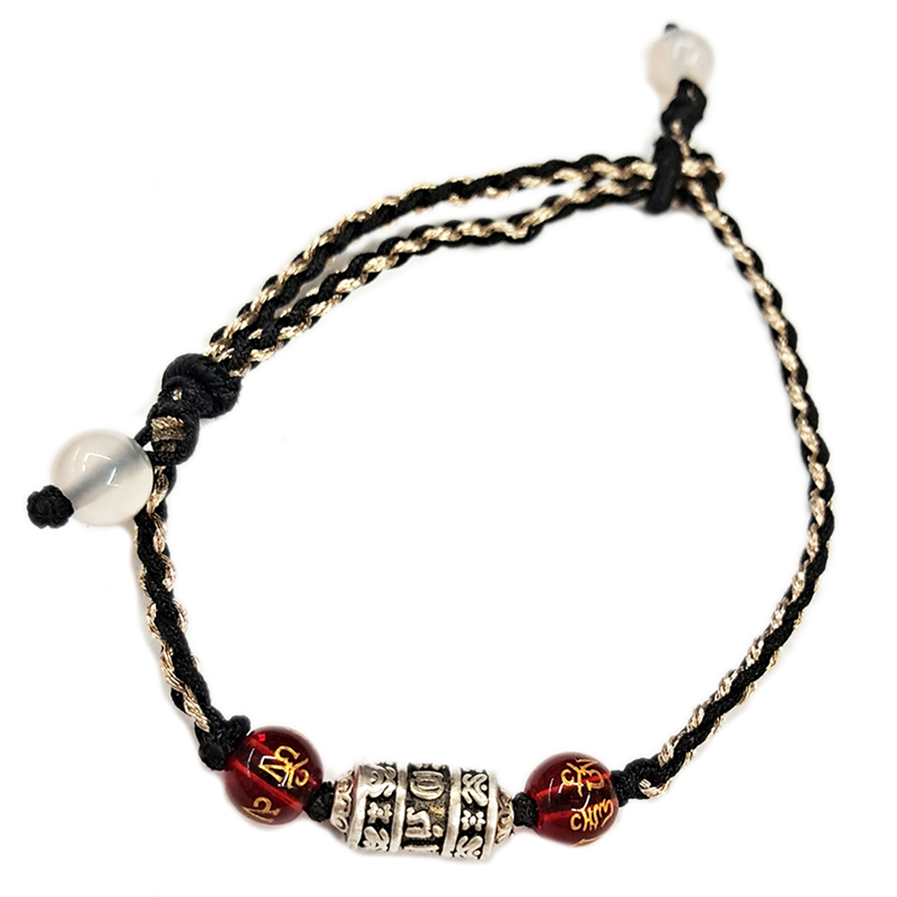 轉經輪{純銀}中國結手鍊【十方】151557